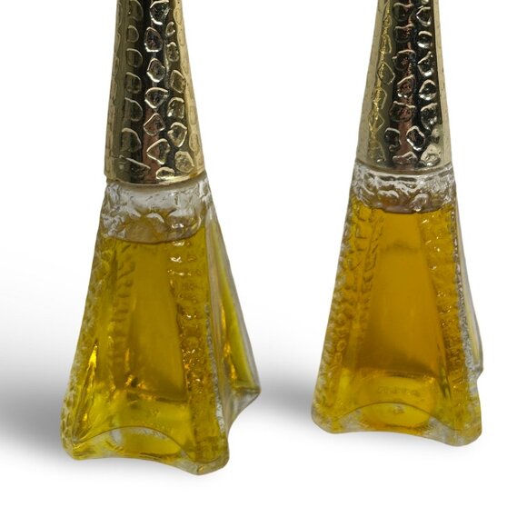 Vintage 1976 Avon Graceful Giraffe Perfume Bottle Lot | Full, Gold Neck - Picture 3 of 16